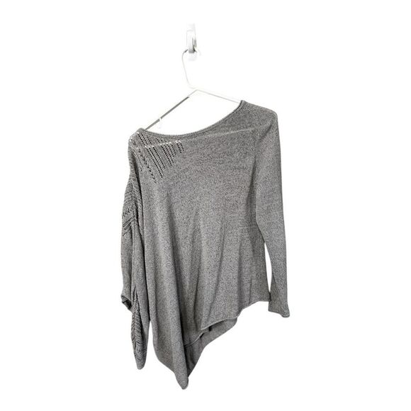 Stella Carakasi grey cotton blend long sleeve asymmetrical pullover ligh… - Picture 14 of 14